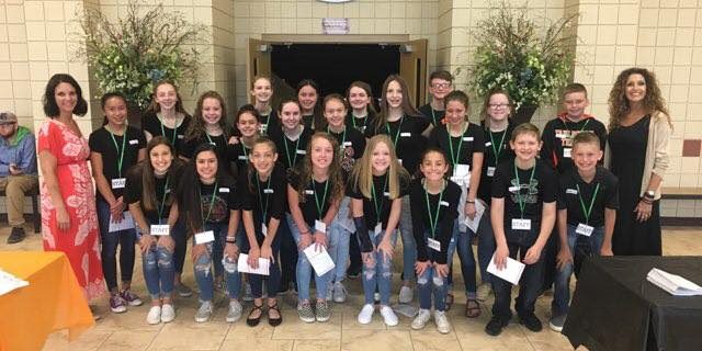 Students from Tahlequah on a campus visit at NSU